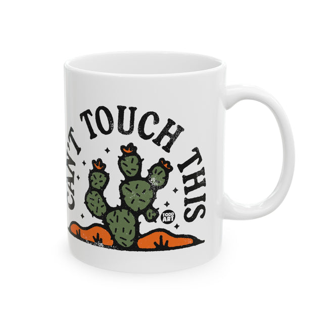 Can't Touch This Cactus Patch Ceramic Coffee Mug