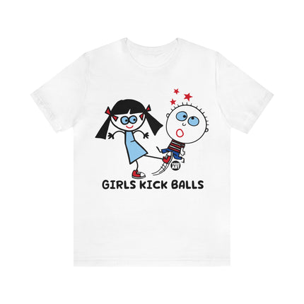 Girls Kick Balls Unisex Short Sleeve Tee