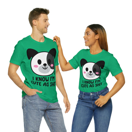 Cute As Shit Dog Unisex Tee