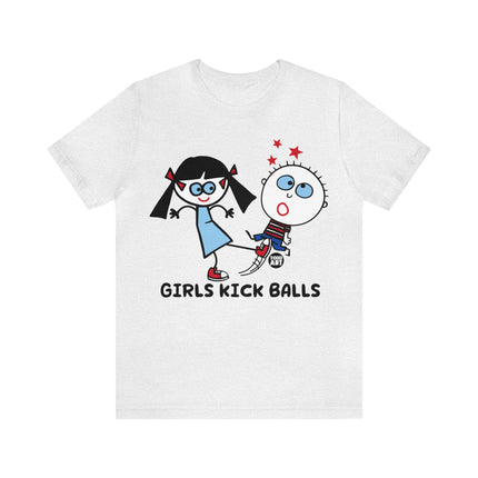 Girls Kick Balls Unisex Short Sleeve Tee