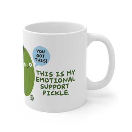 Emotional Support Pickle Ceramic Mug