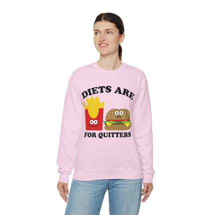 Diets Are For Quitters Crewneck Sweatshirt