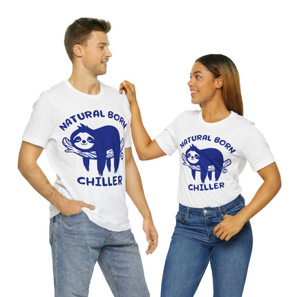 Natural Born Chiller Sloth Unisex Short Sleeve Tee