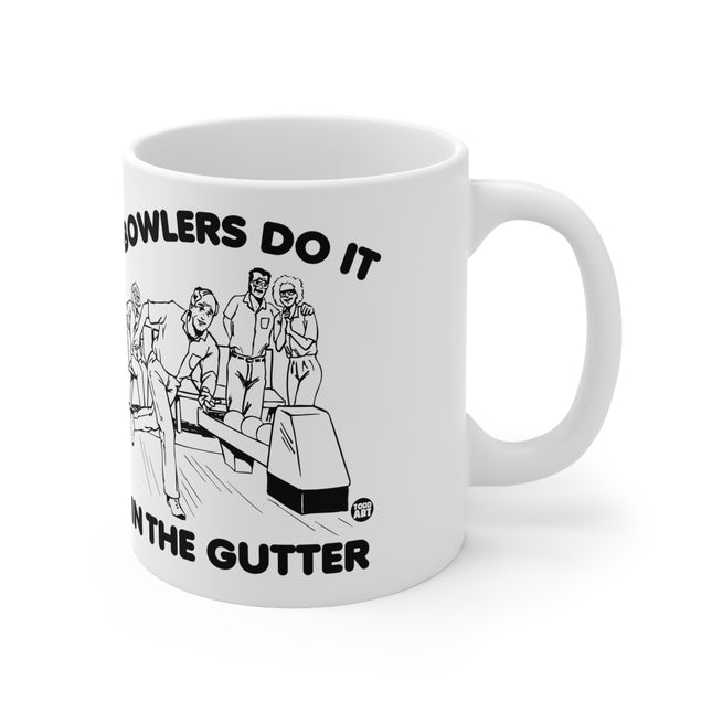 Bowlers in Gutter Ceramic Mug