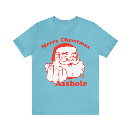 Merry Christmas Asshole Santa Unisex Tee