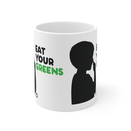 Eat Greens Booger Ceramic Mug