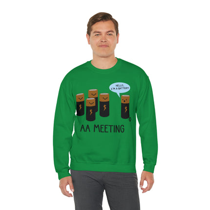 AA Meeting Battery Crewneck Sweatshirt