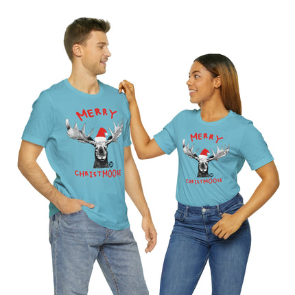 Merry Christmoose Xmas Unisex Tee