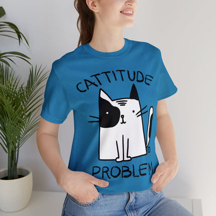 Cattitude Problem Cat Unisex Tee