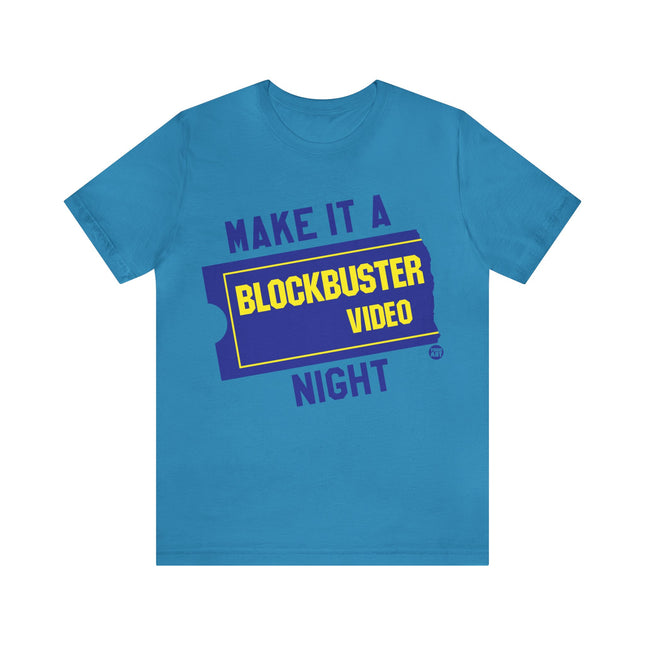 Blockbuster Night Retro Unisex Tee