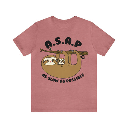 ASAP Sloth Unisex Tee