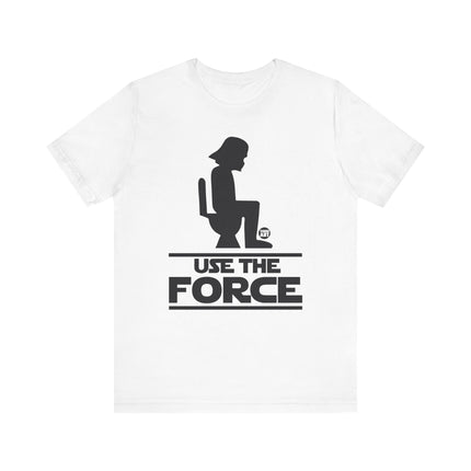 Funny Star Wars "USE THE FORCE" Darth Vader on Toilet Tee Shirt