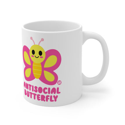 Antisocial Butterfly Ceramic Mug