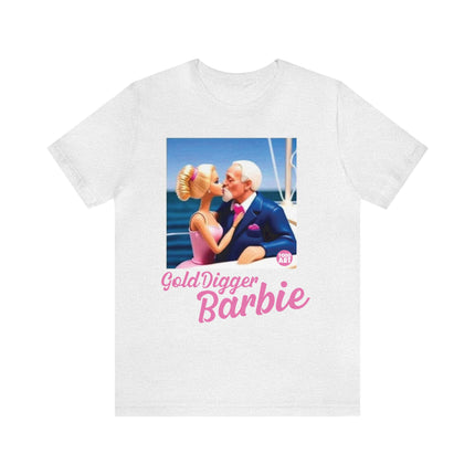 Gold Digger Barbie Unisex Short Sleeve Tee