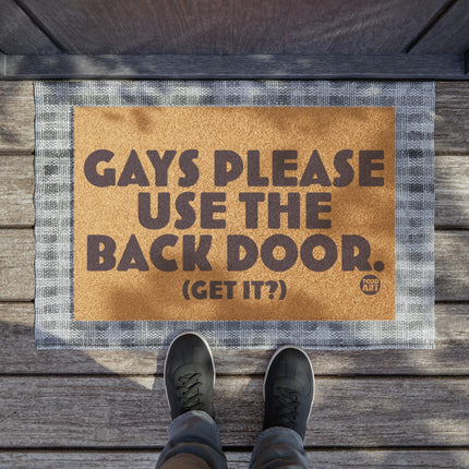 gay Use Backdoor Doormat