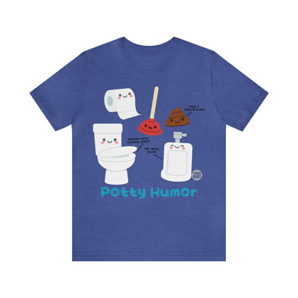 Potty Humor Unisex Short Sleeve Tee