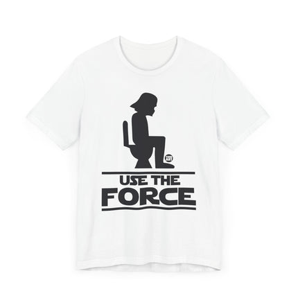 Funny Star Wars "USE THE FORCE" Darth Vader on Toilet Tee Shirt