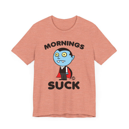 Cute "MORNING SUCK" DRACULA Tee Shirt