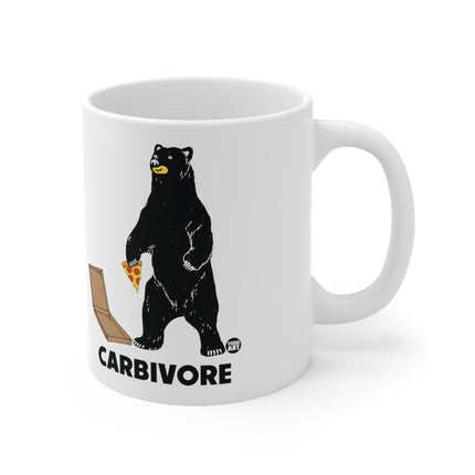 Carbivore Pizza Bear Ceramic Mug