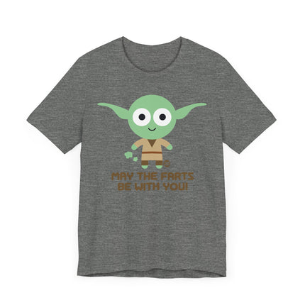 Funny Star Wars "May the Farts Be With You" Yoda Tee Shirt