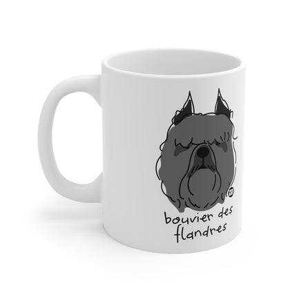 Dog Breeds Bouvier Ceramic Mug