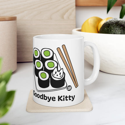 Goodbye Kitty Sushi Ceramic Mug