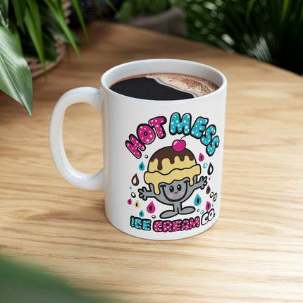 Funshine Hot Mess Ice Cream Ceramic Mug
