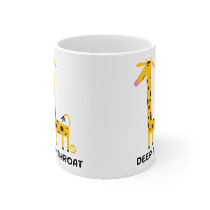 Deep Throat Giraffe Ceramic Mug