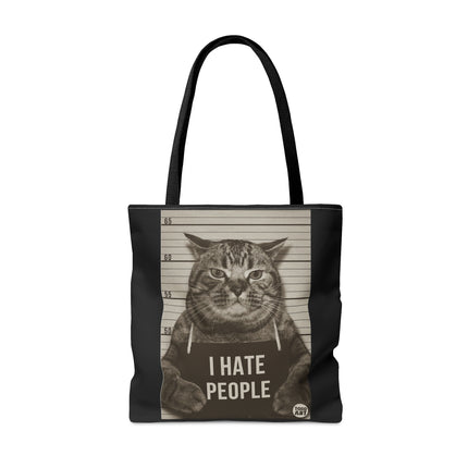 I Hate People Cat Tote Bag