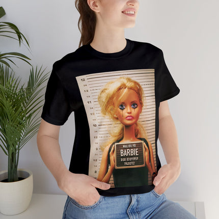 Barbie Malibu Mugshot Unisex Short Sleeve Tee