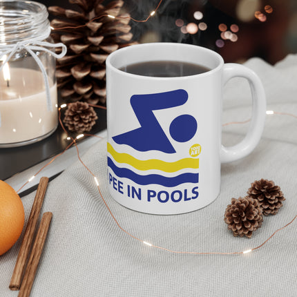I Pee in Pools Ceramic Mug