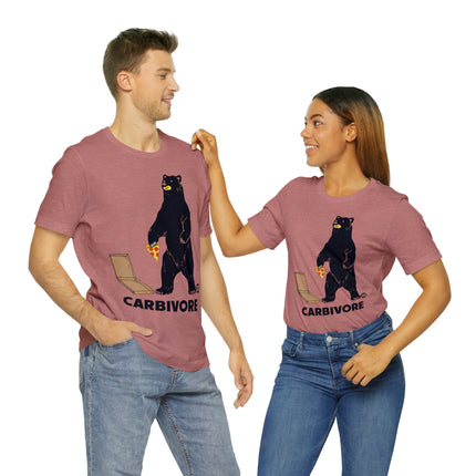 Carbivore Pizza Bear Unisex Tee