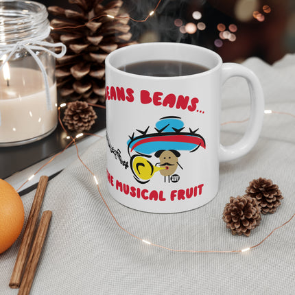 Beans Musical Fruit Ceramic Mug