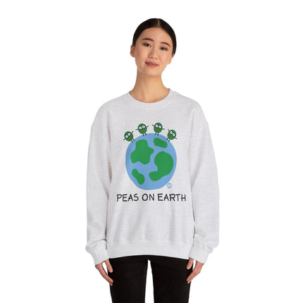 Peas on Earth Crewneck Sweatshirt