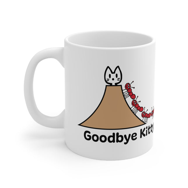 Goodbye Kitty Anthill Ceramic Mug