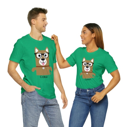 Bow Wow Meow Corgi Unisex Tee