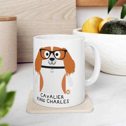 Bow Wow Meow Cavalier King Charles Ceramic Mug