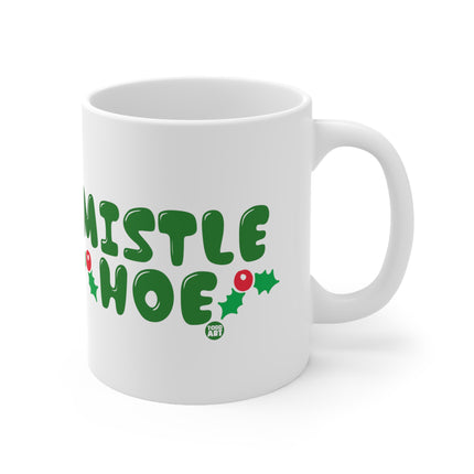 Mistle Hoe Christmas Ceramic Mug