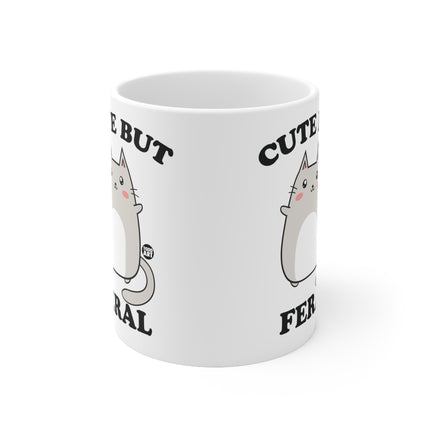 Cute But Feral Ceramic Mug