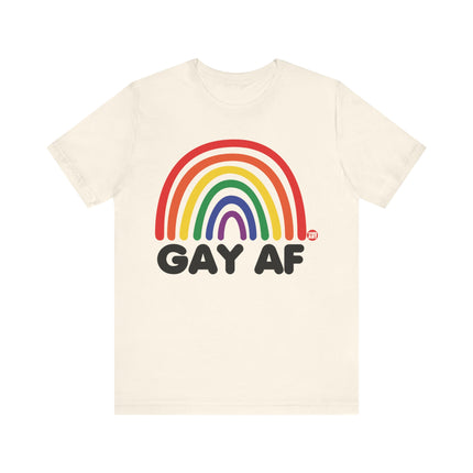 Gay AF Rainbow Tee