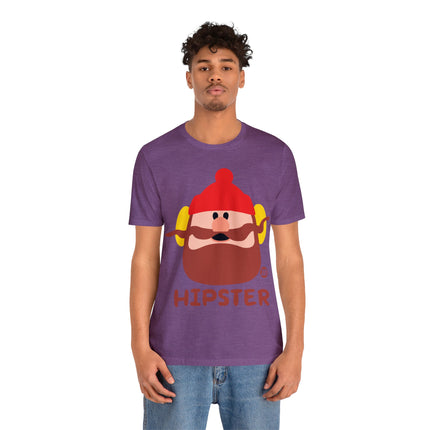 Hipster Lumberjack Unisex Tee