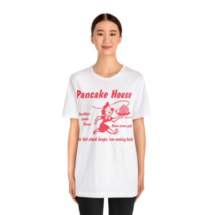 Retro Pancake House Unisex Short Sleeve Tee