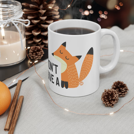 Dont Give a Fox Ceramic Mug