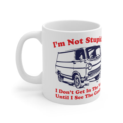 Not Stupid Candy Van Ceramic Mug