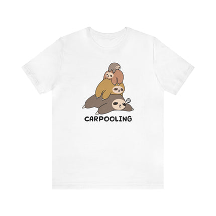 Sloth Stack Carpooling Unisex Tee