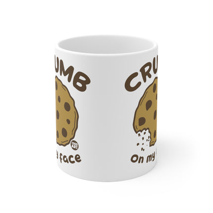 Crumb on Face Ceramic Mug