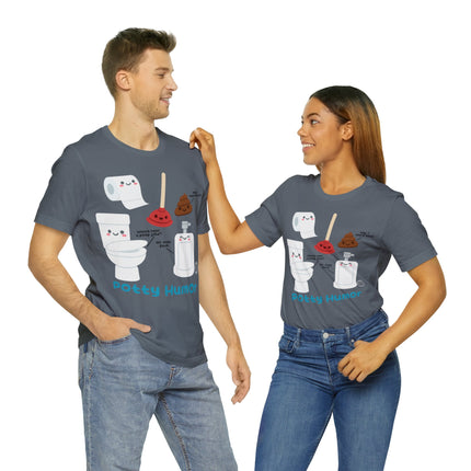 Potty Humor Unisex Short Sleeve Tee