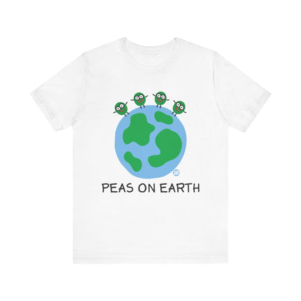 Peas on Earth Unisex Short Sleeve Tee