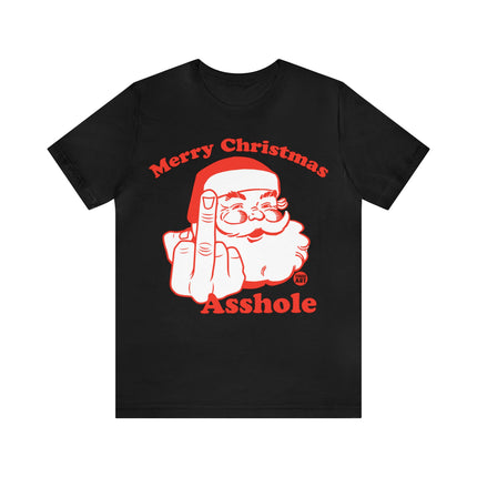 Merry Christmas Asshole Santa Unisex Tee