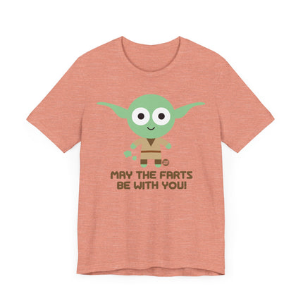 Funny Star Wars "May the Farts Be With You" Yoda Tee Shirt